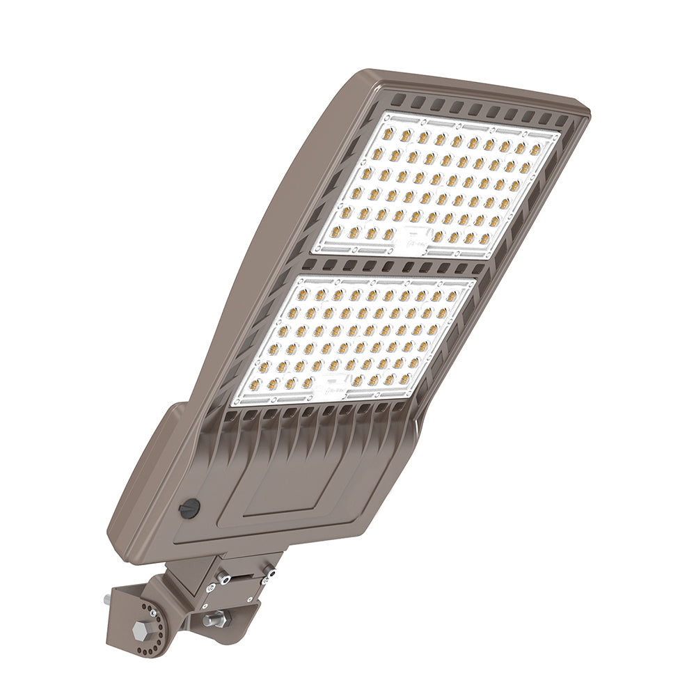 400w led parking lot lighting with yoke mount