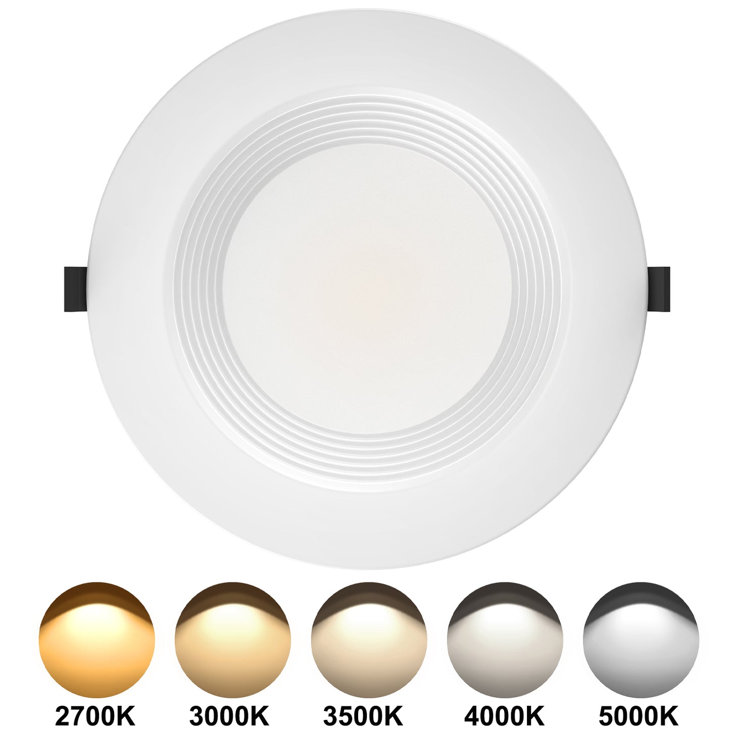Commercial LED Downlight 6inch 8inch 9.5inch 13W-40W Power & CCT Tunable 2700K/3000K/3500K/4000K/5000K Dimmable Recessed Ceiling Lights