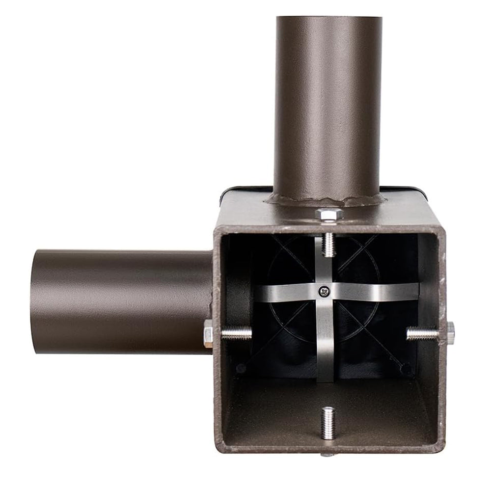 90 degree-2 Horizontal-for 4" Square Pole Adapter