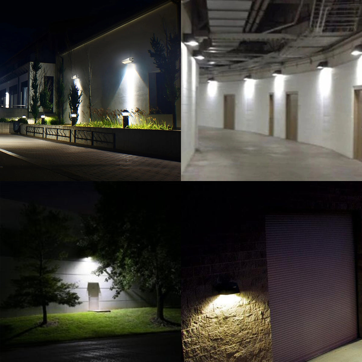Commercial LED wall pack for alleyway and security lighting