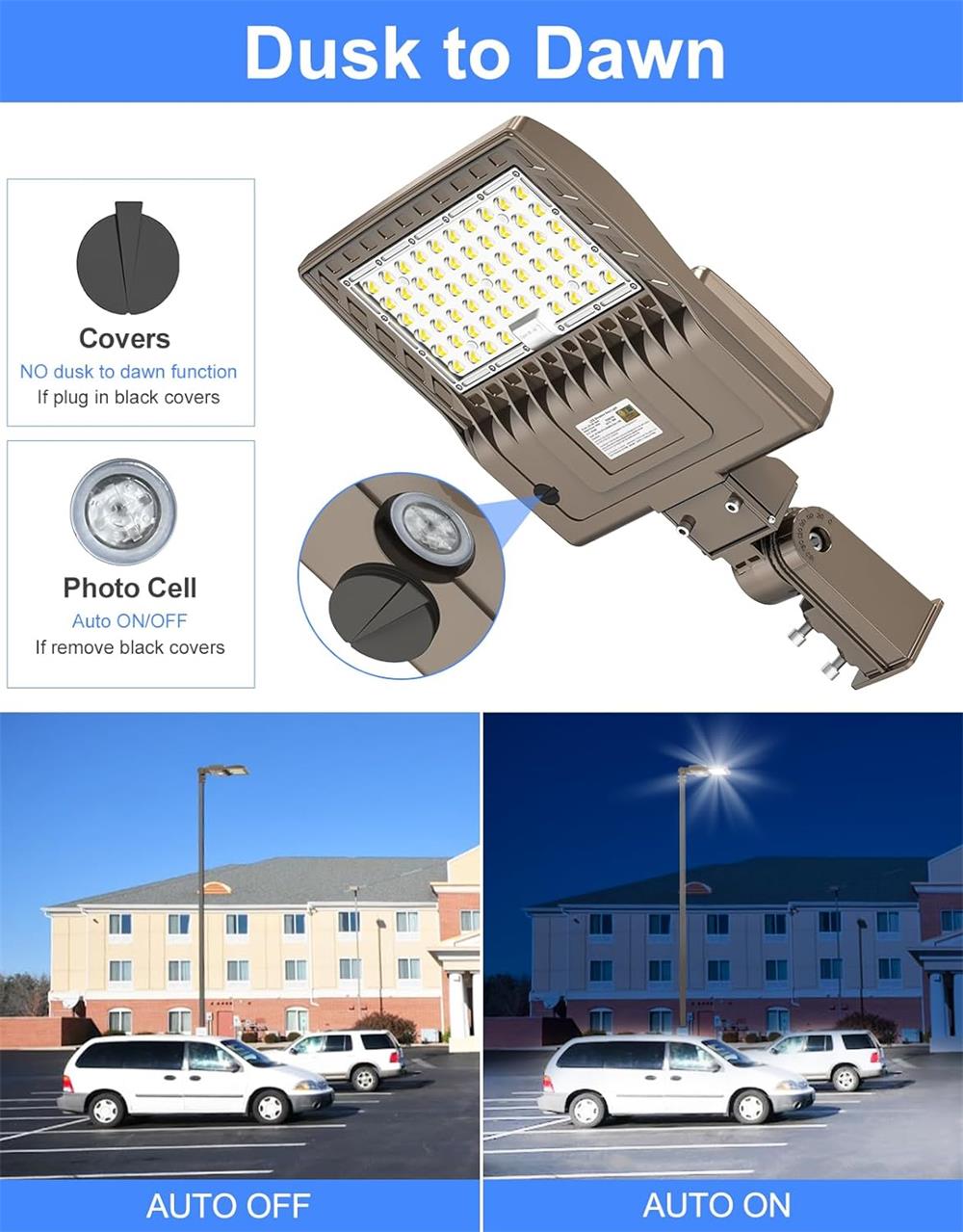 LED Shoebox Pole Mount Lights