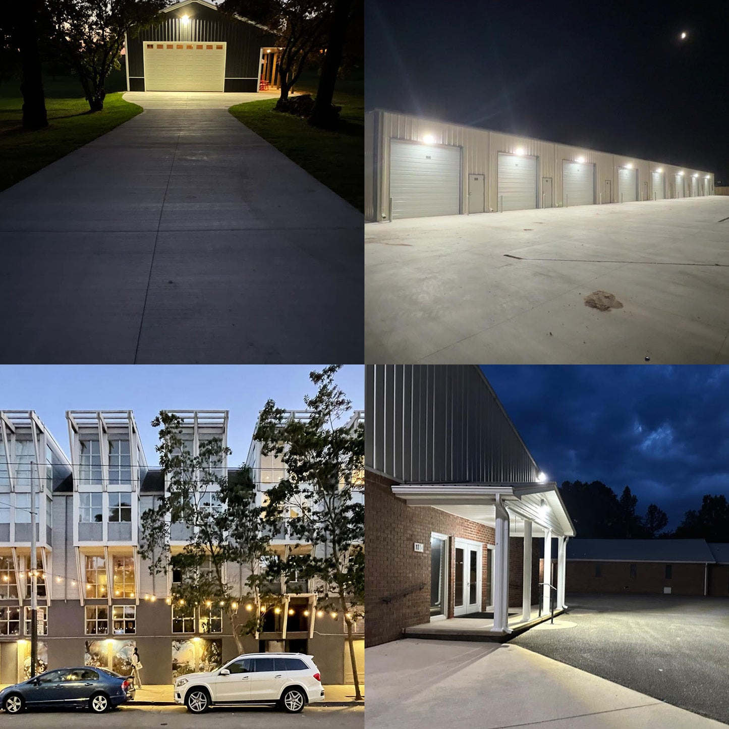 LED Full Cutoff Wall Pack Light with Photocell 125W 90W 60W 3000K/4000K/5000K 3CCT 120-277V Dimmable Commercial Outdoor Wall Lamp, UL DLC Listed