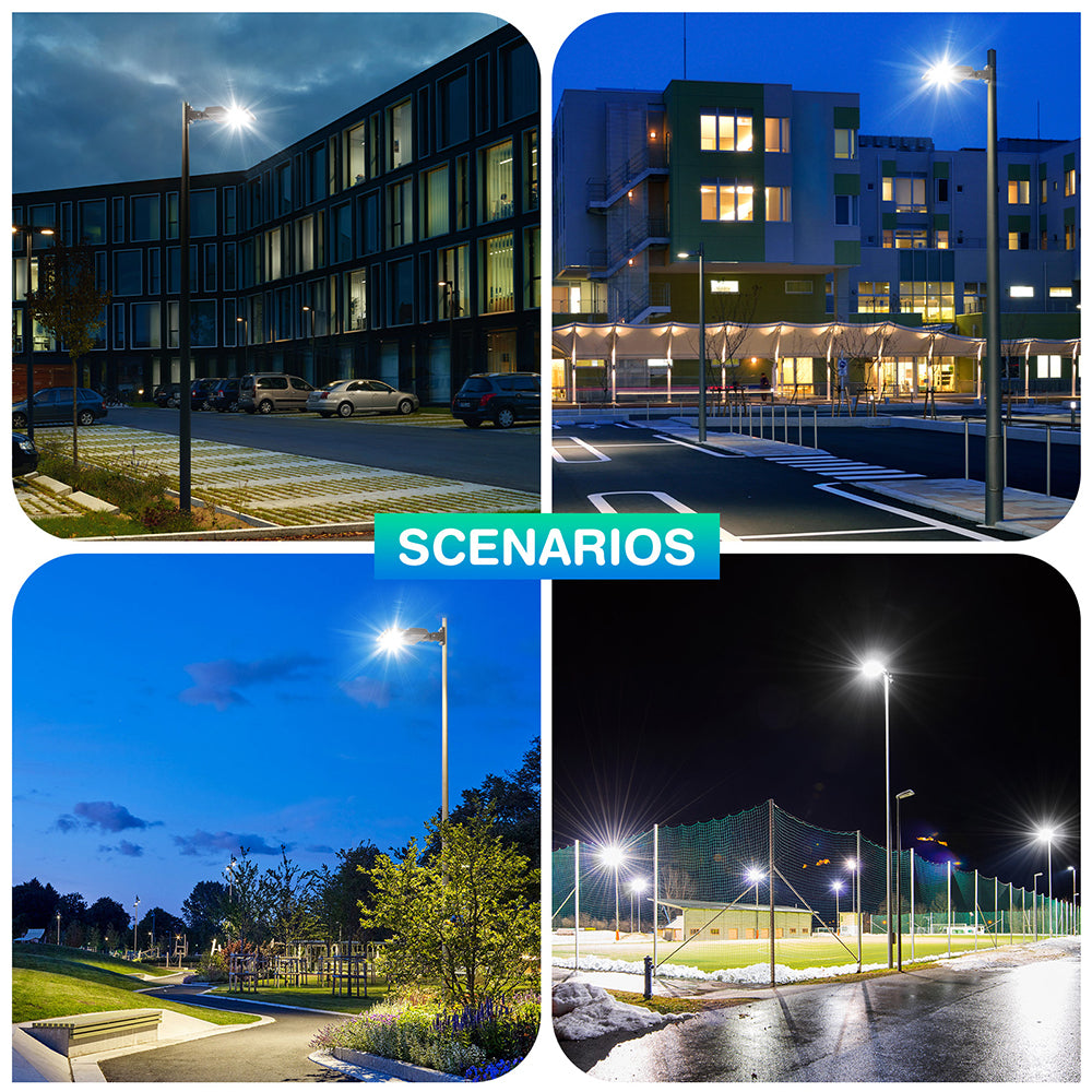led shoebox light application