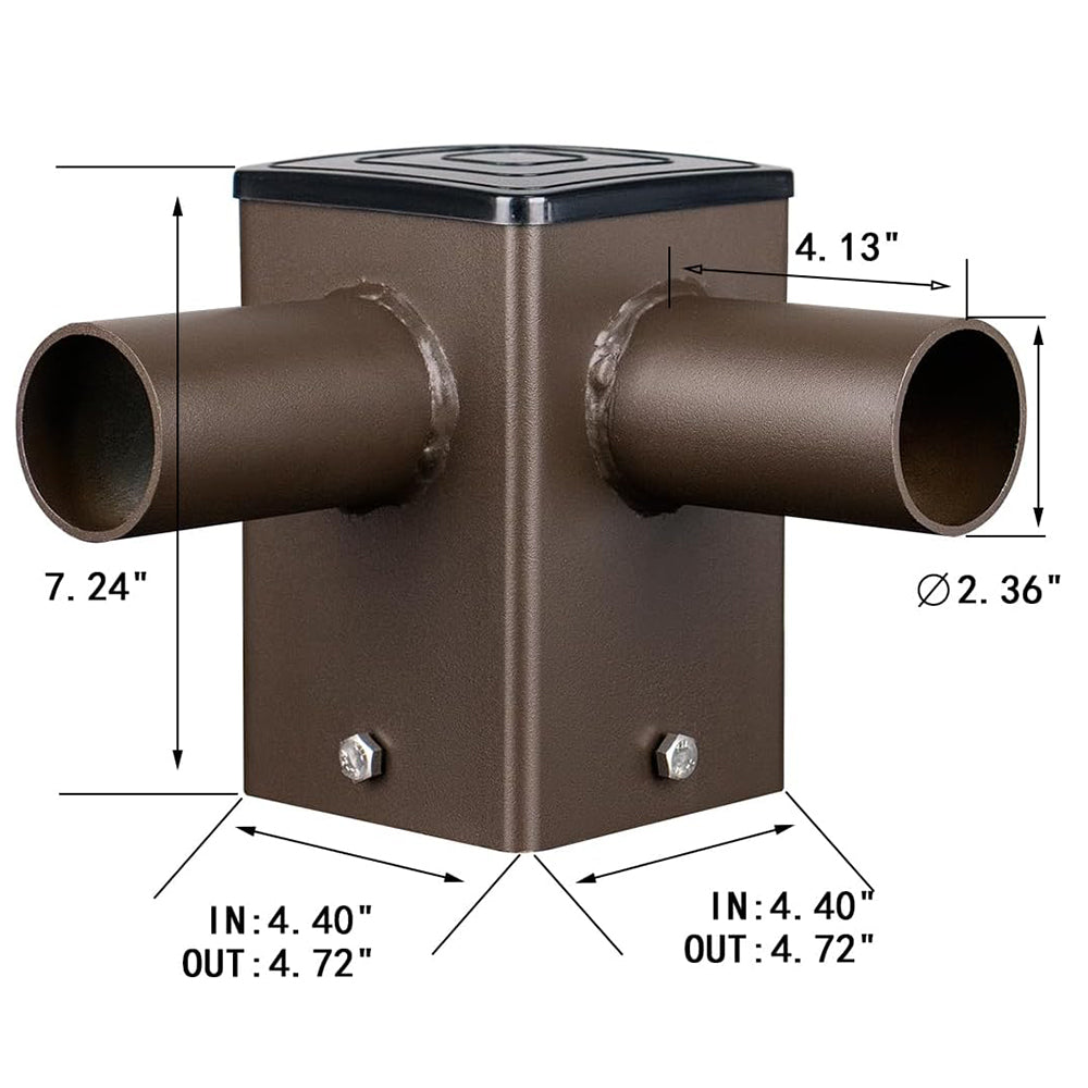 light pole tenon adapter size