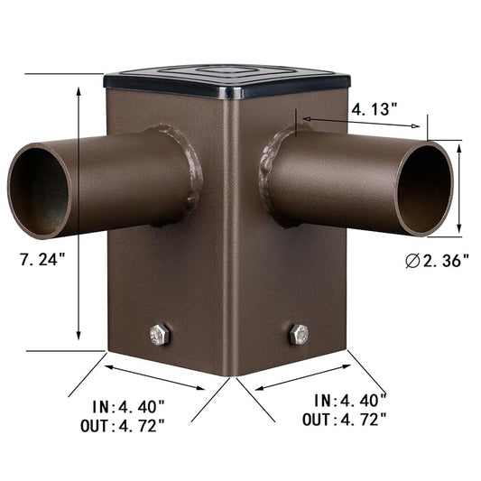 light pole tenon adapter size