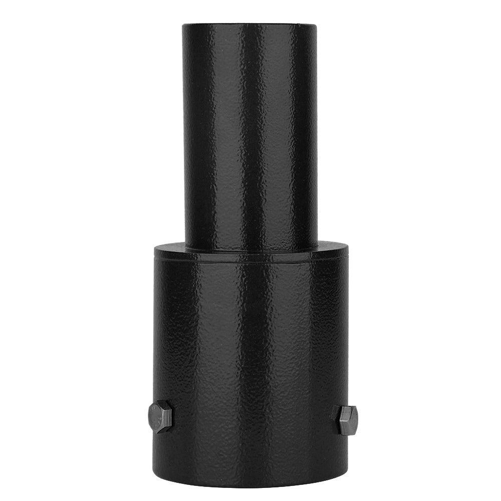 Tenon Adapter for 3 inch Round Pole, Single Vertical Bracket Adapter 3'' Round Pole for 2-3/8in Slip Fit LED Shoebox Parking Lot Pole Light