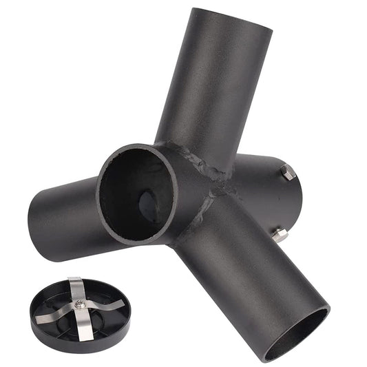 120 Degree Triple Tenon Bracket for Three LED Parking Lot Lights