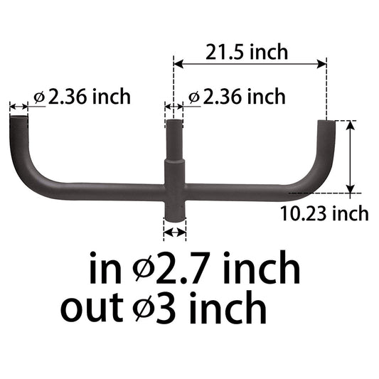 180 Degree Triple Bullhorn Bracket for LED Parking Lot Lights
