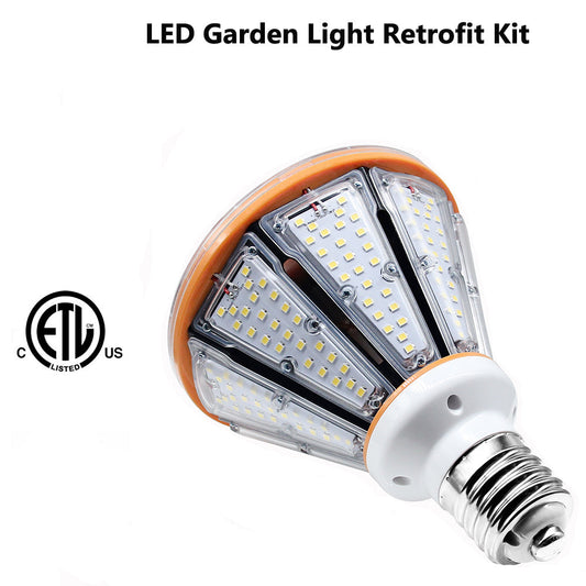 30W LED corn bulb 4200 lumens 5000K for decorative post top lighting