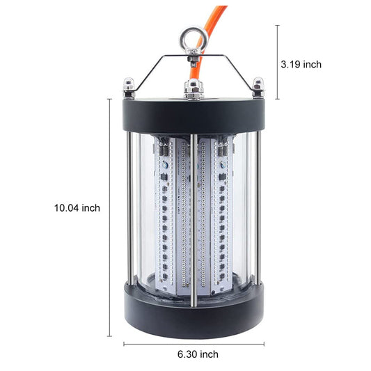 500W submersible green fishing light 110V AC IP68 waterproof