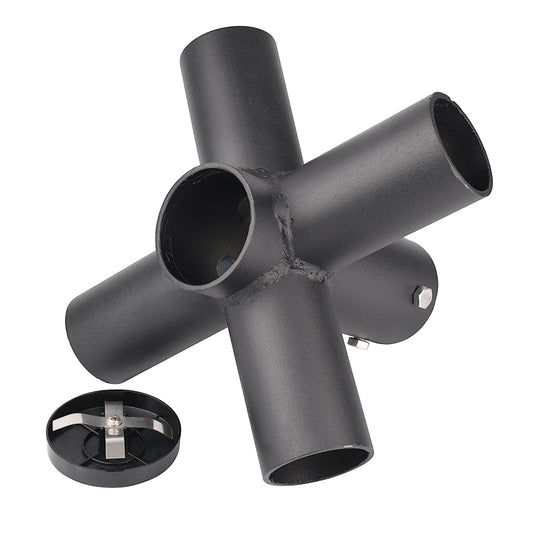 90 Degree Four Way Tenon Bracket for Four LED Parking Lot Lights