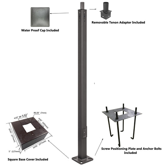 street light pole mounting kit