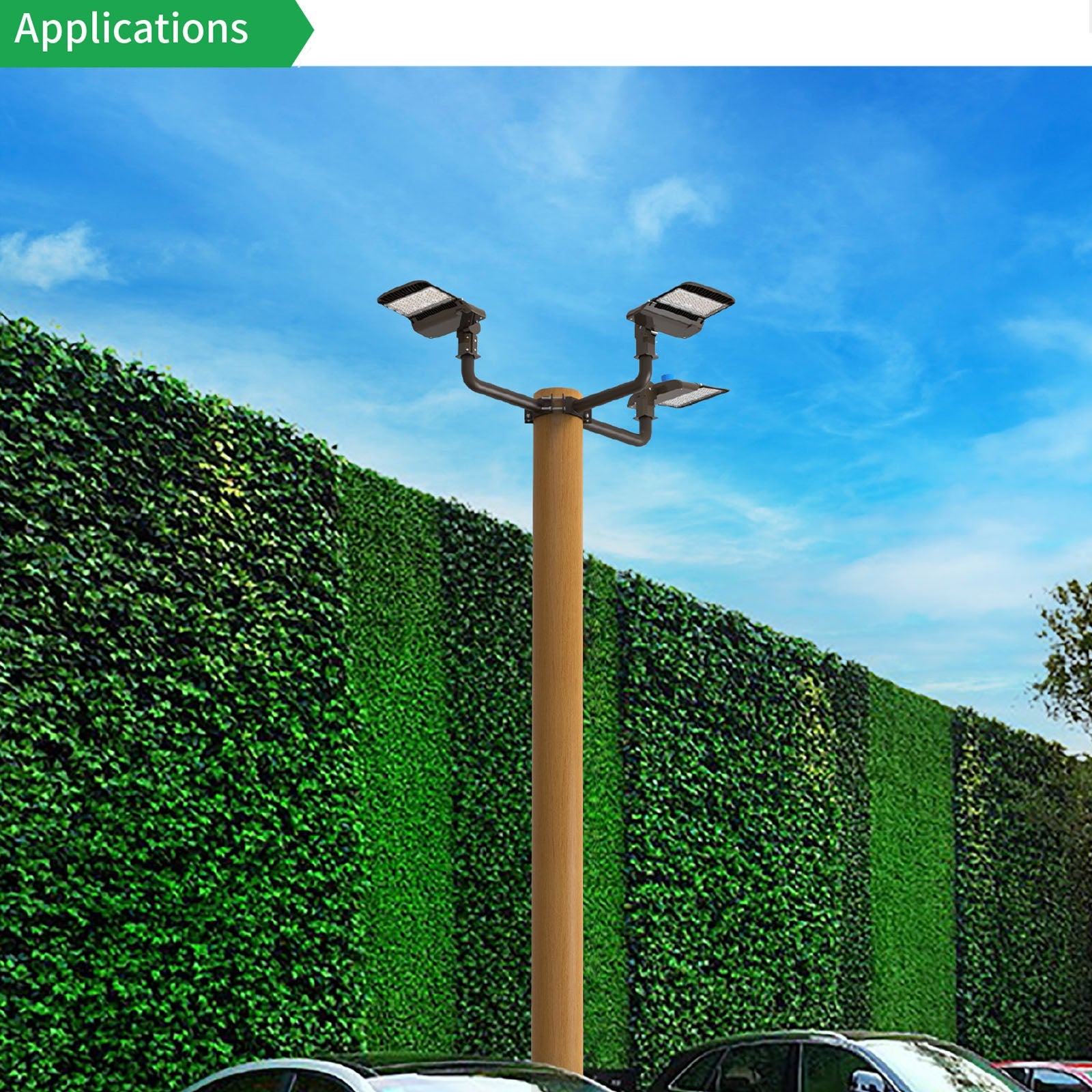 Wrapping Pole Modification The Best Solution for Mounting Street Lights on Wood Poles: Steel Wrap ...