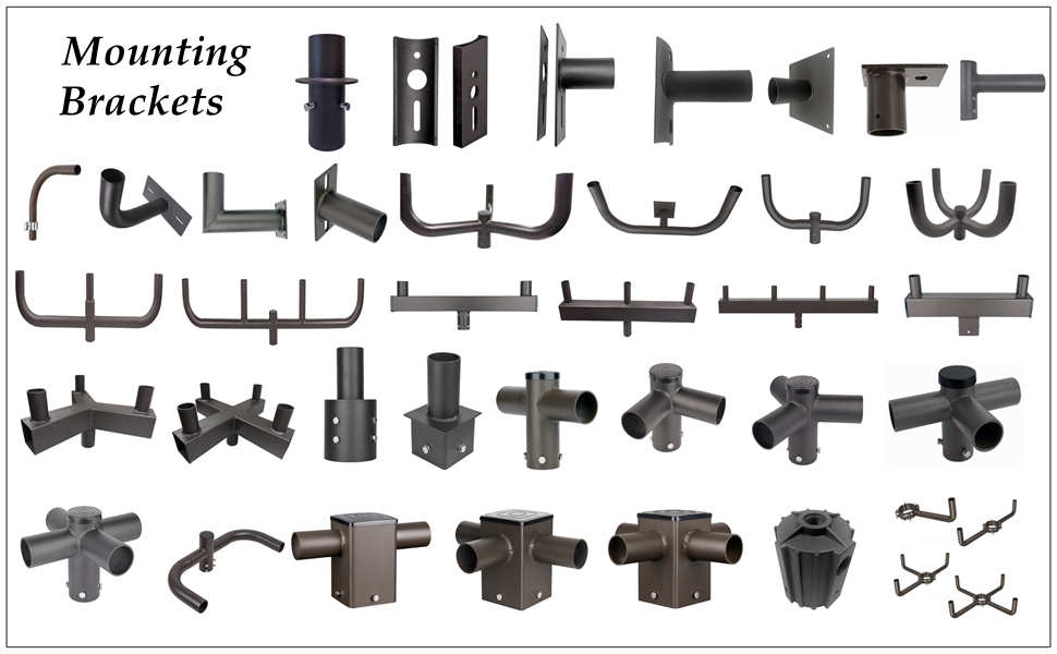 mounting brackets for led lighting fixtures