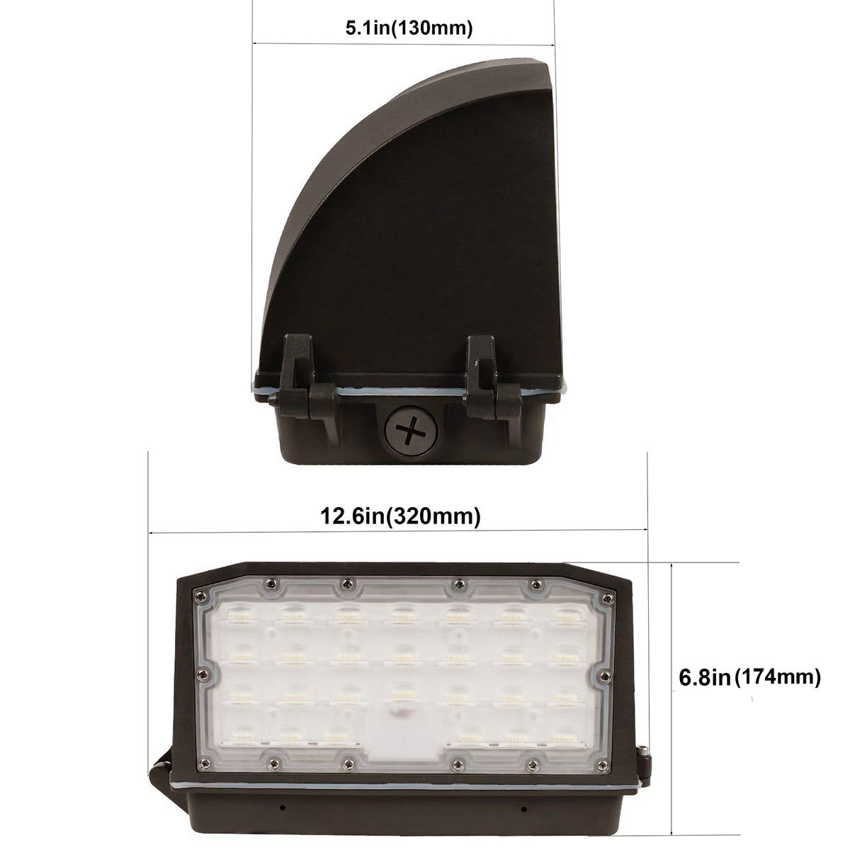 120-277V commercial LED wall pack light