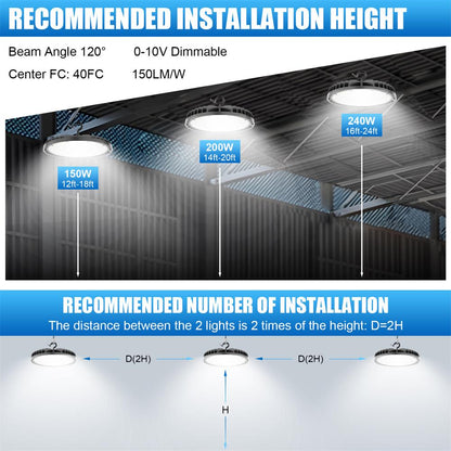 200w led high bay light