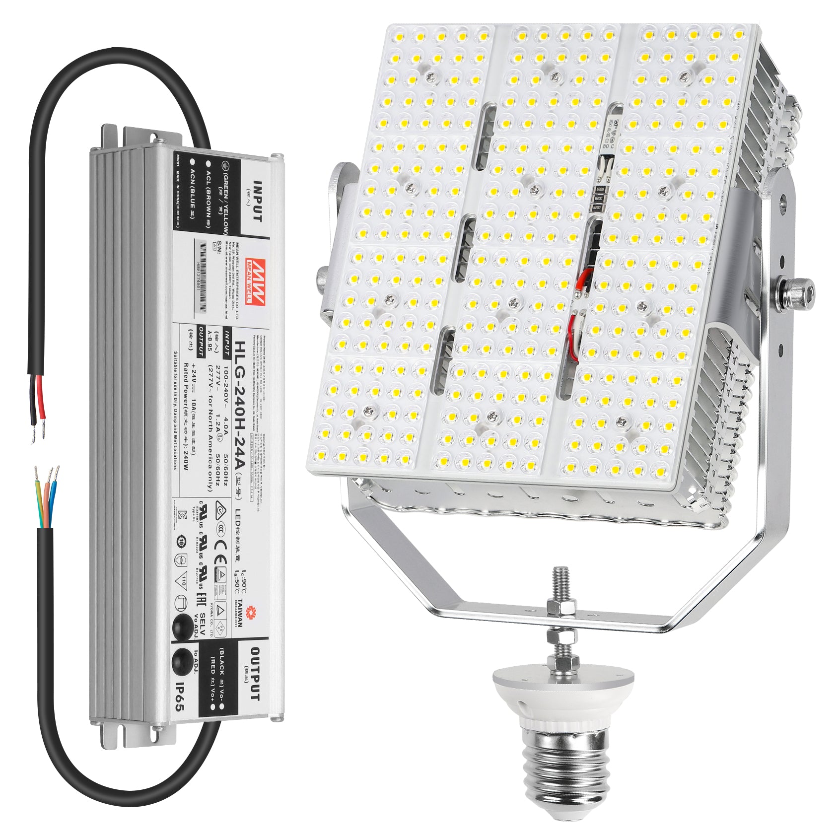 240W Shoebox LED Retrofit Kit 