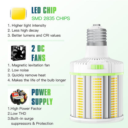 3000K 4000K 5000K 3CCT selectable LED corn light bulb