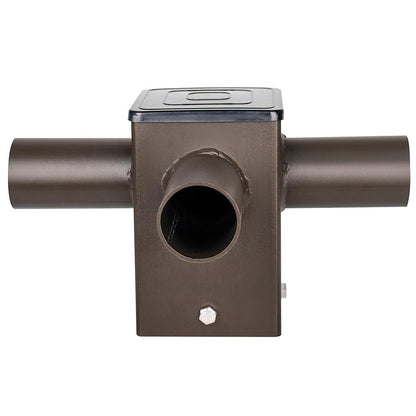 4 Inch Square Pole 90 Degree Triple Tenon Adapter