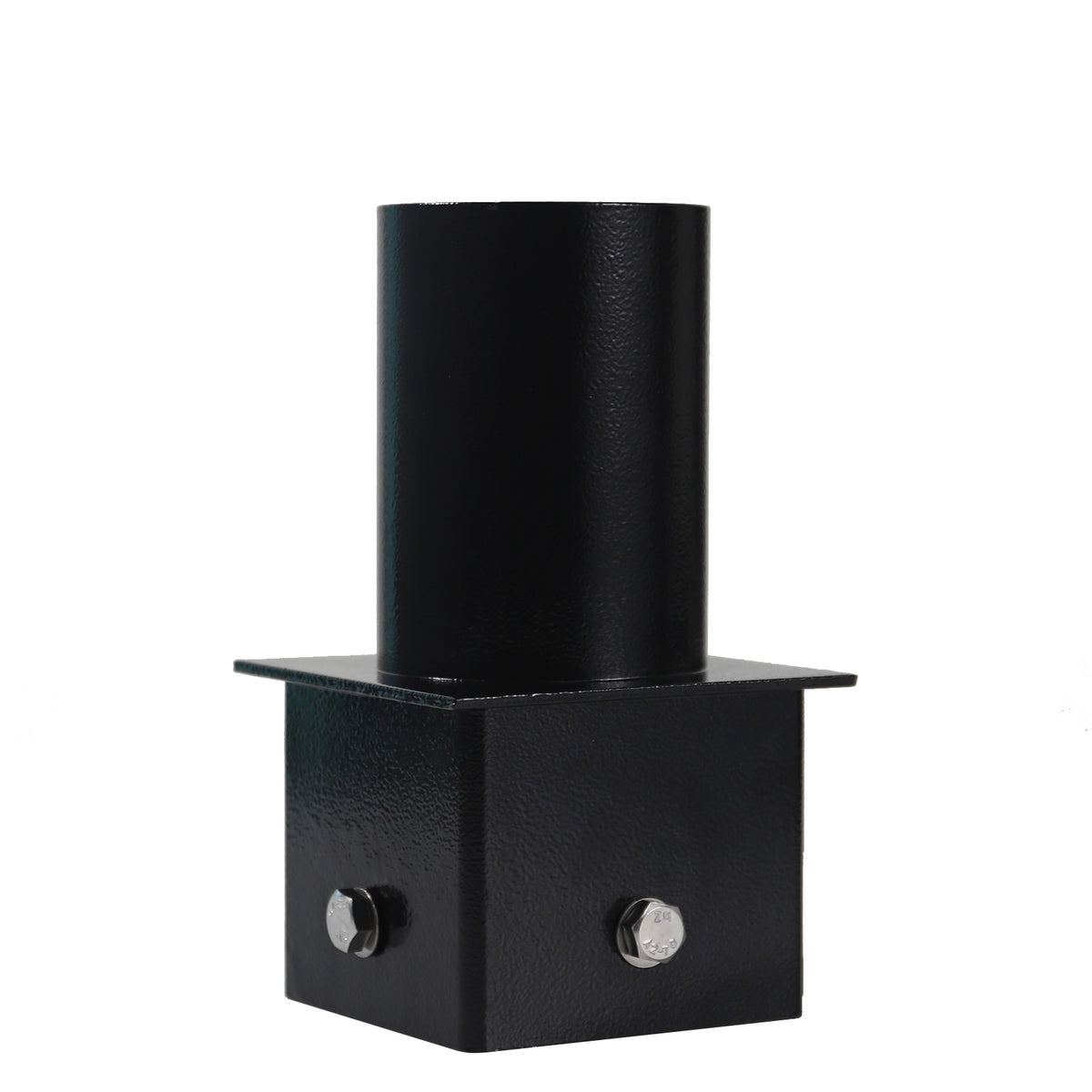 4 inch to 3 inch square pole tenon adapter for outdoor lighting