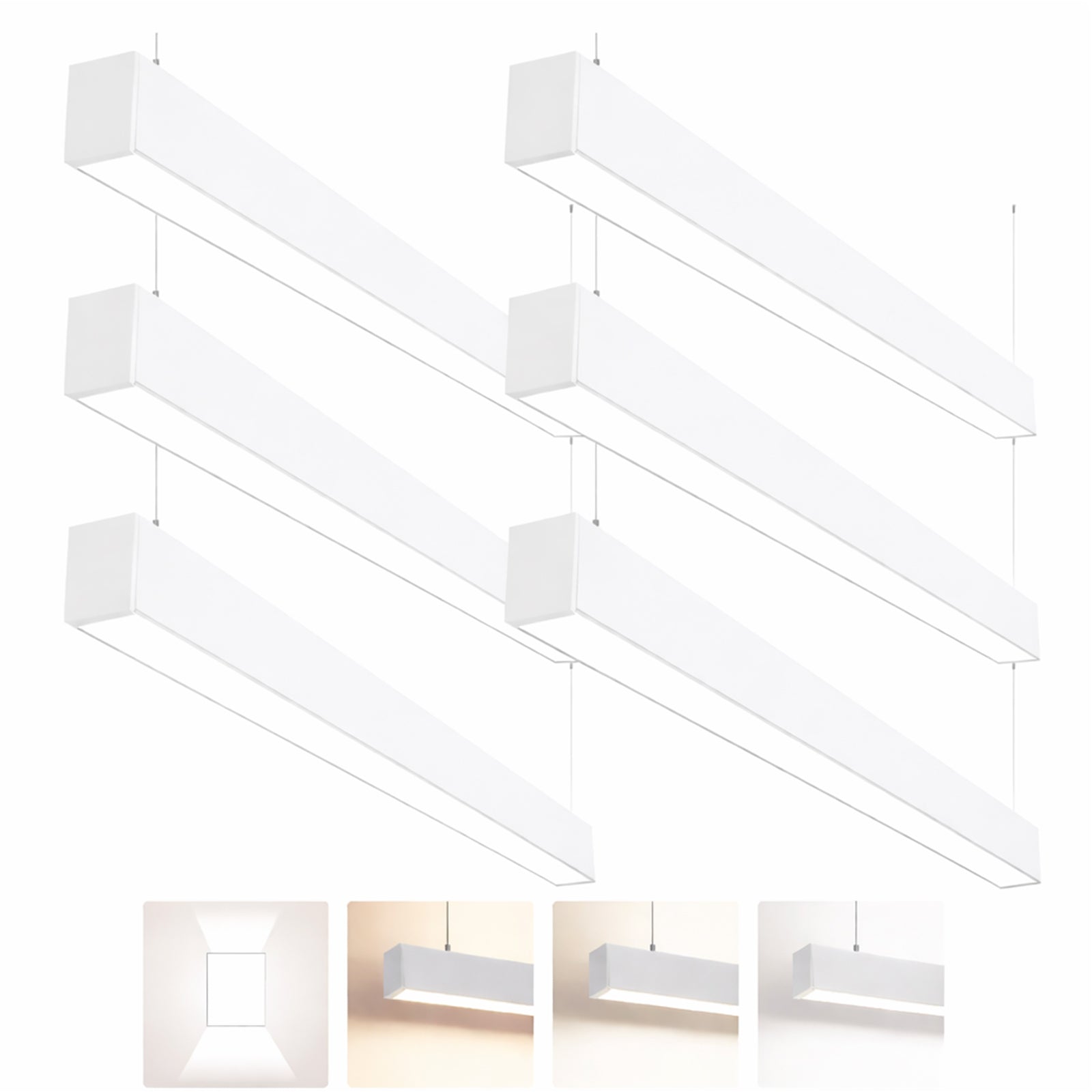 direct indirect commercial lighting