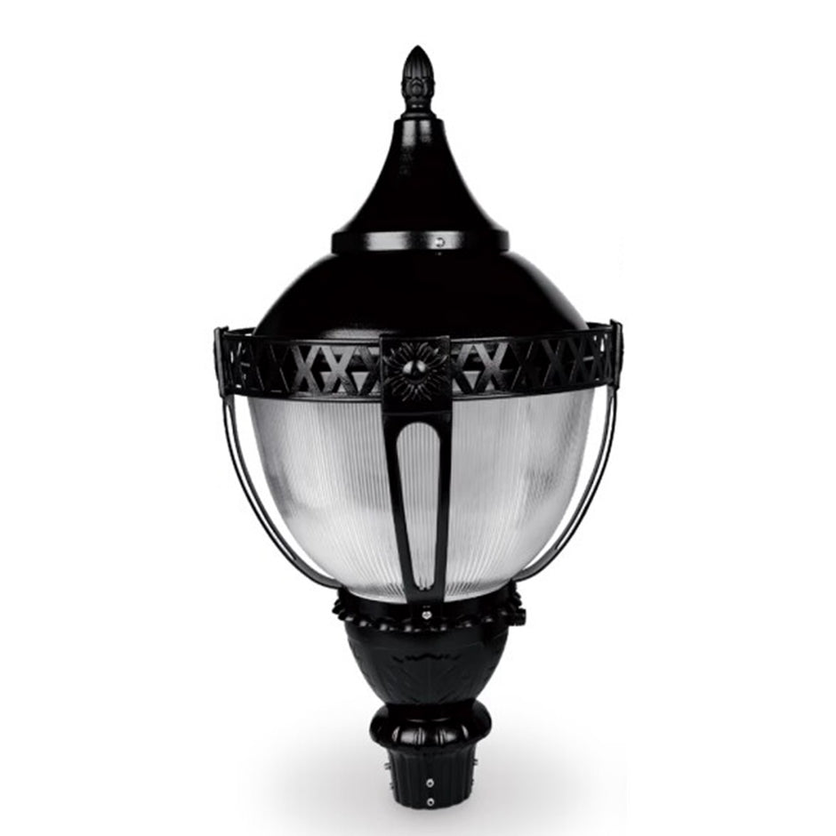 LED Post Top Light with Photocell Waterproof Outdoor Circular Area Pole ...