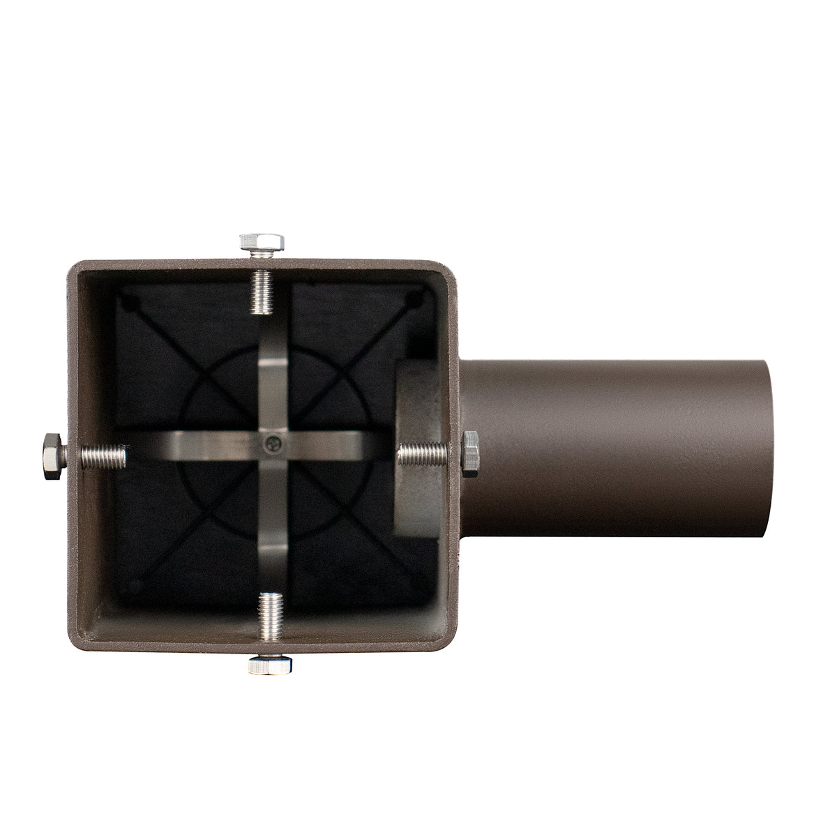 Horizontal Side Mount Tenon Adapter for LED Parking Lot Lighting