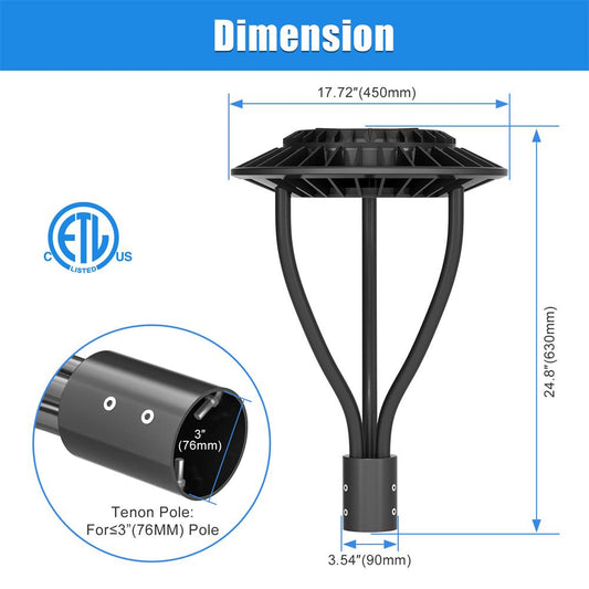 LED Circular Area Parking Lot Light