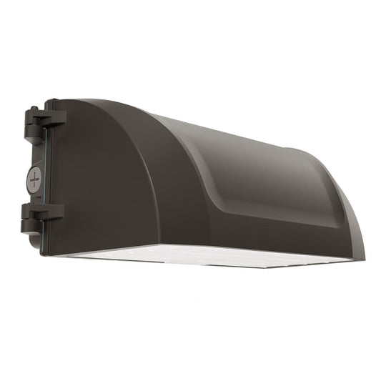 LED full cutoff wall pack light with photocell