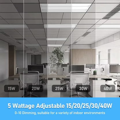 LED panel light 1x4 commercial grade