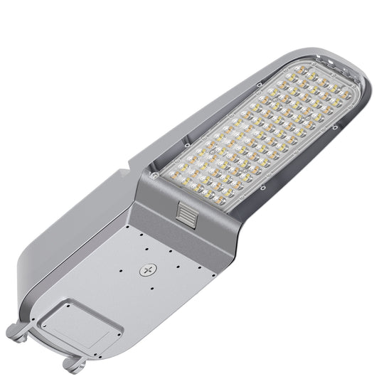 Cobra Head LED Street Light 70W/50W/30W 150W/120W/100W Adjustable Wattage & CCT 3000K/4000K/5000K 120–277V | Type III Roadway Lighting | IP65 Waterproof | Dusk-to-Dawn Optional