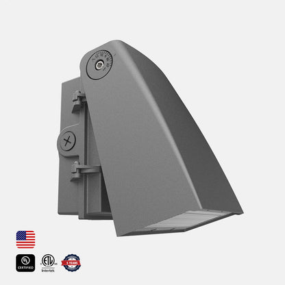 LED Wall Pack Light 120W/100W/80W Adjustable, 3CCT 3000K-5000K, Dusk to Dawn Photocell, 120-277V Commercial Outdoor Security Light