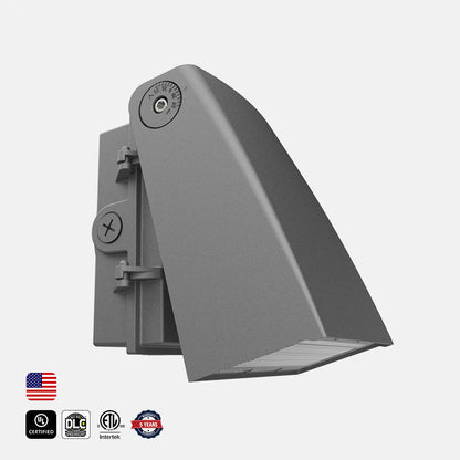 LED Wall Pack Light 120W/100W/80W Adjustable, 3CCT 3000K-5000K, Dusk to Dawn Photocell, 120-277V Commercial Outdoor Security Light