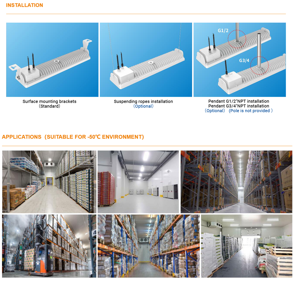 Low Temperature Area Lighting