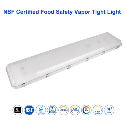 NSF certified LED lighting for commercial kitchens