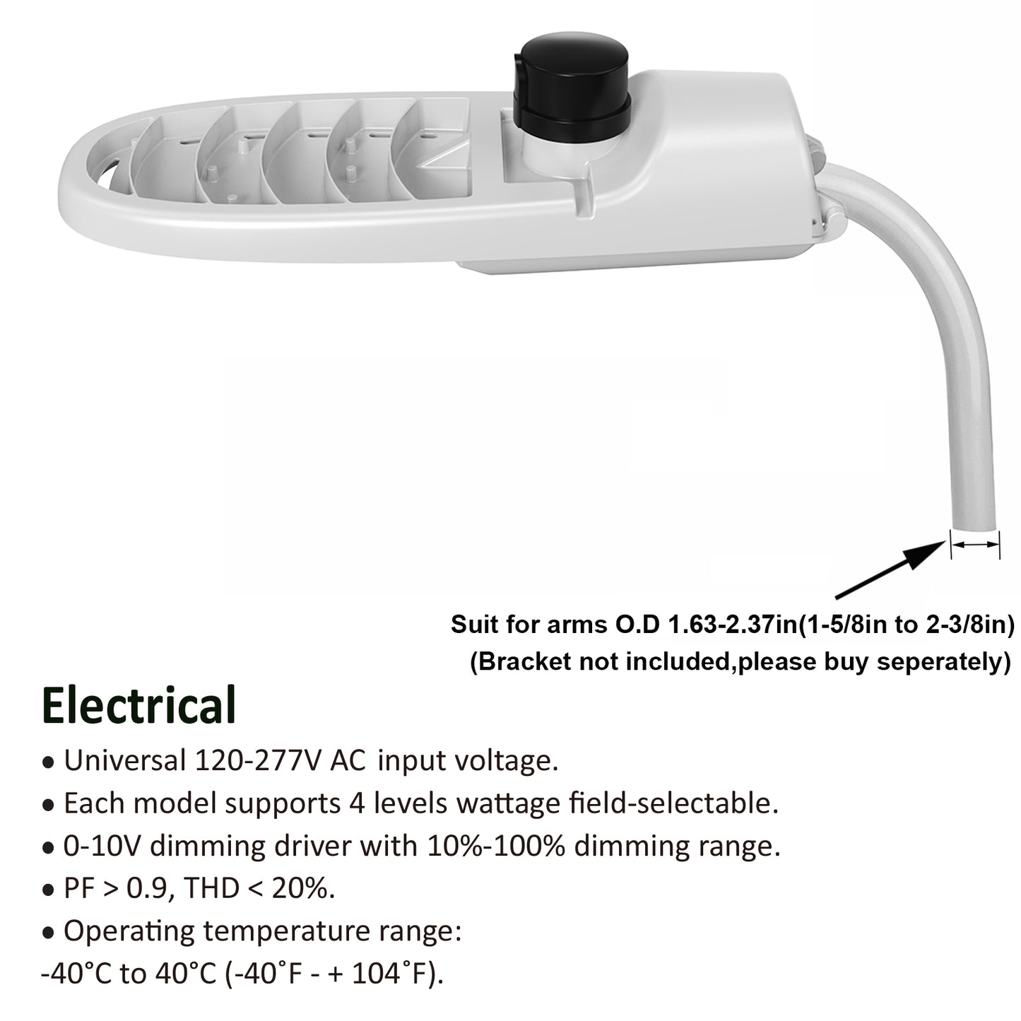 outdoor street light fixture