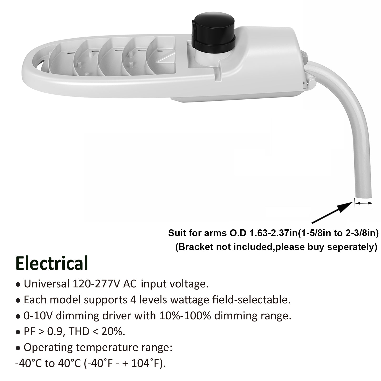 outdoor street light fixture