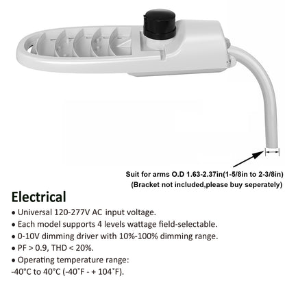 outdoor street light fixture