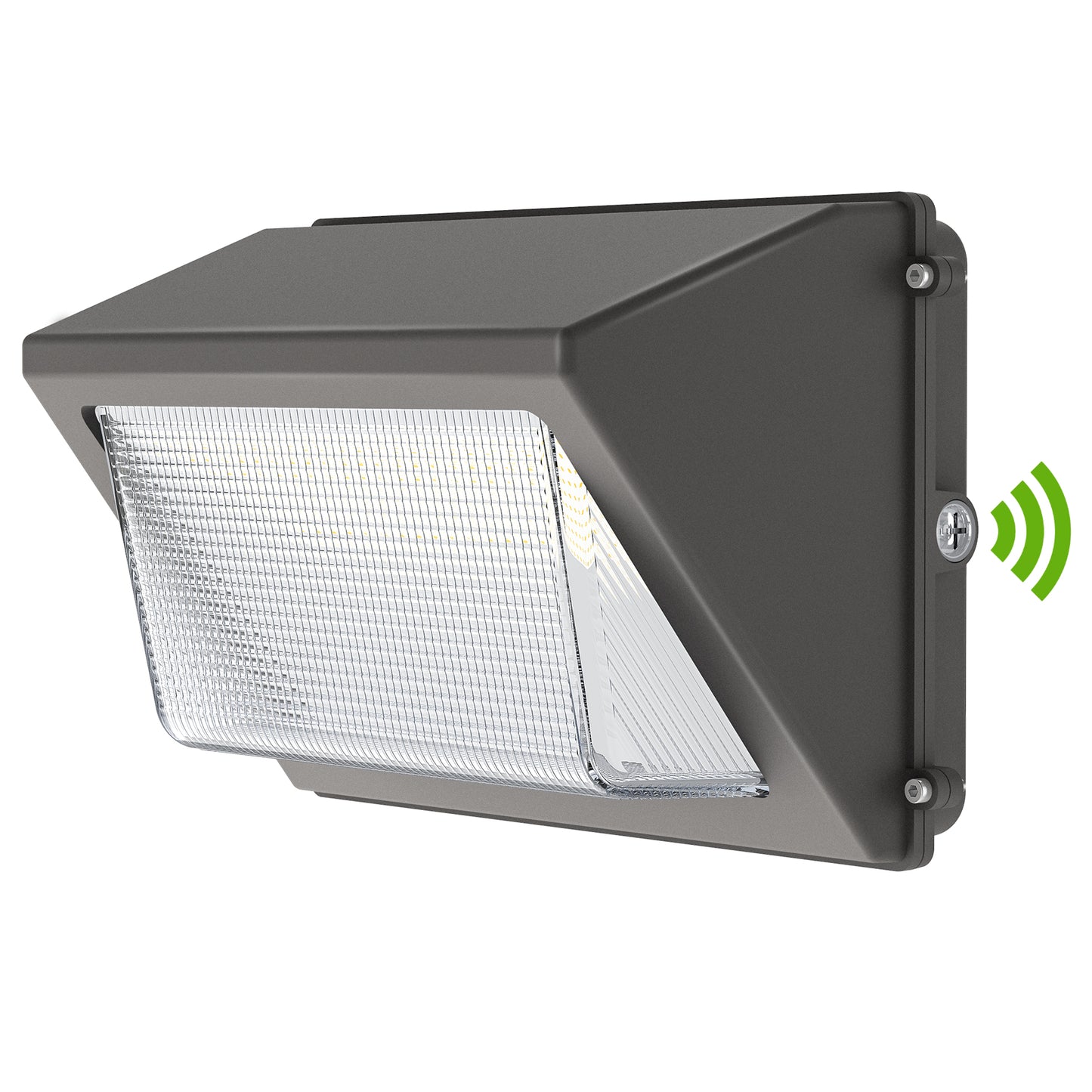 LED Wall Pack Light with Photocell, 60W 80W 100W 120W 150W 3CCT Outdoor Security Light, Glass Lens Wall Pack, Dusk to Dawn Commercial Exterior Lighting, 120-277V IP65 Waterproof