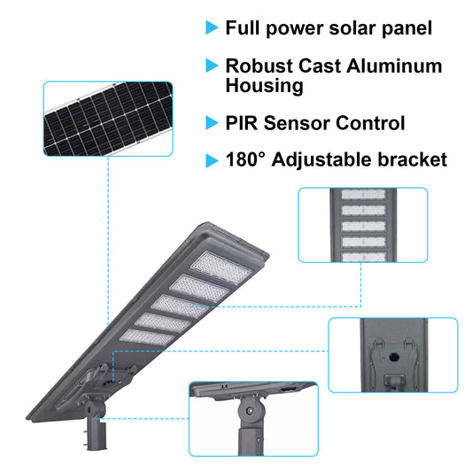 all in one solar street light motion sensor waterproof