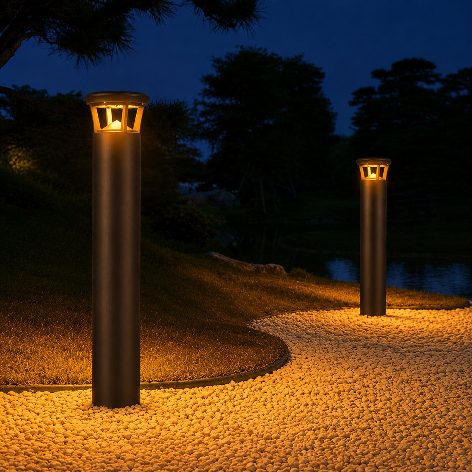 amber pathway light