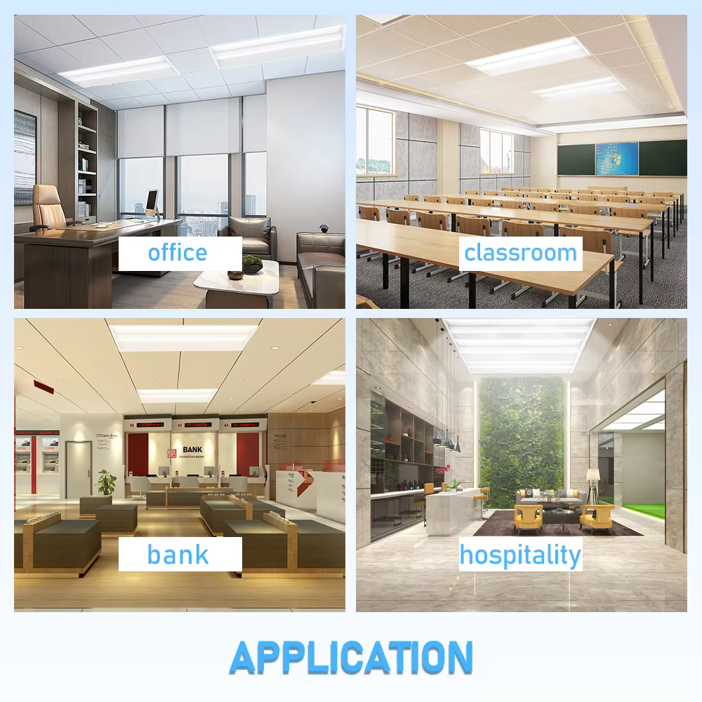 LED ceiling light for office building