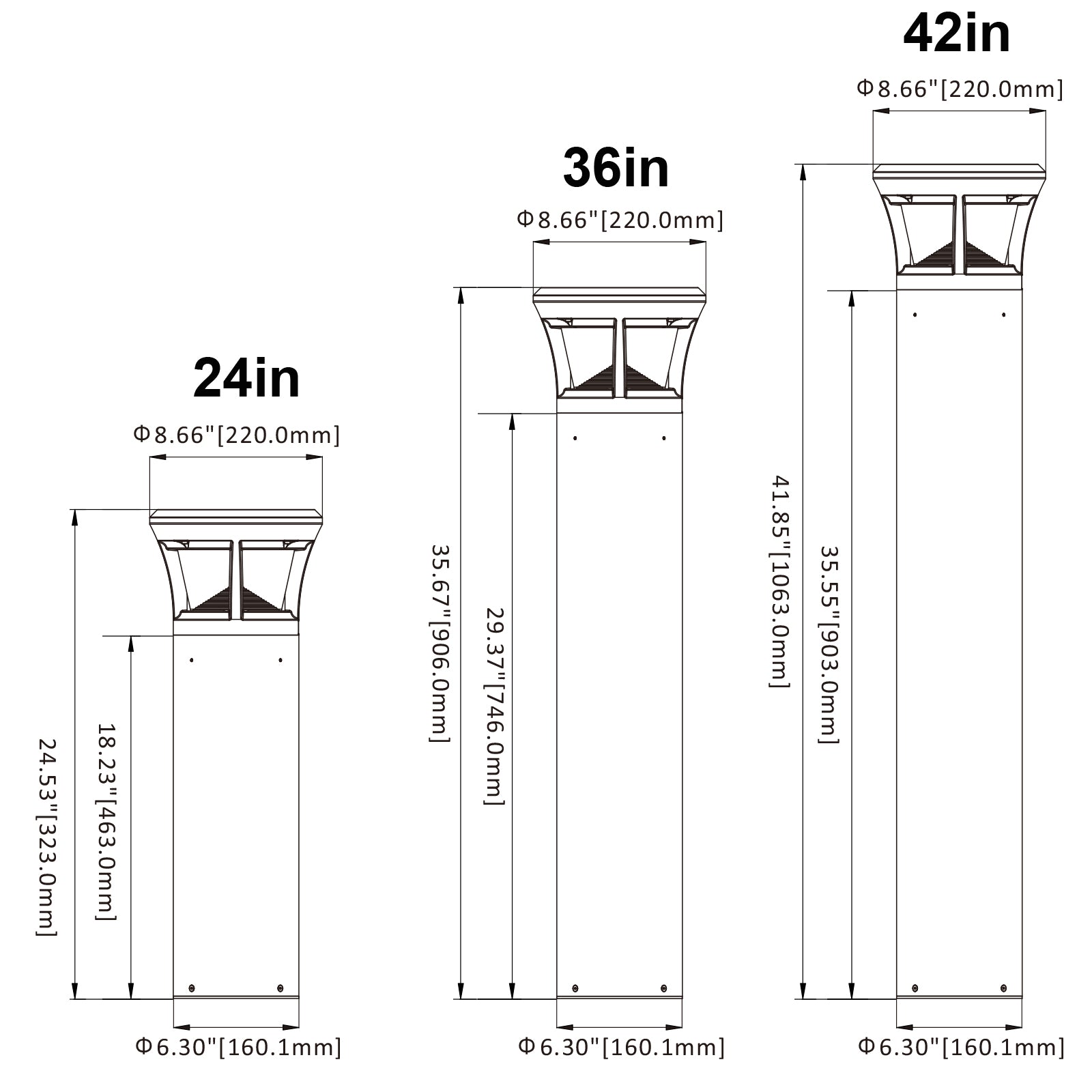 coastal bollard light