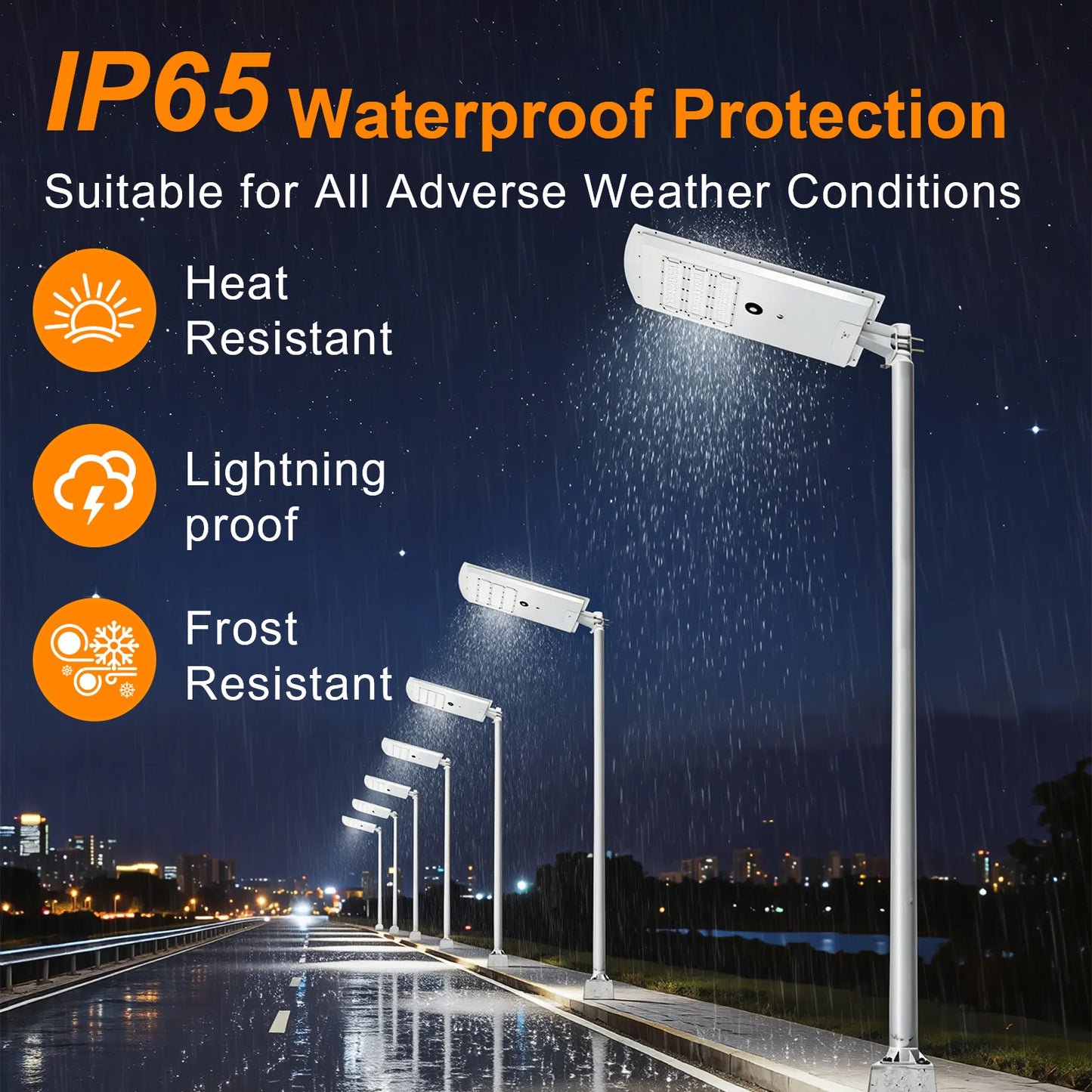 commercial solar street lighting system
