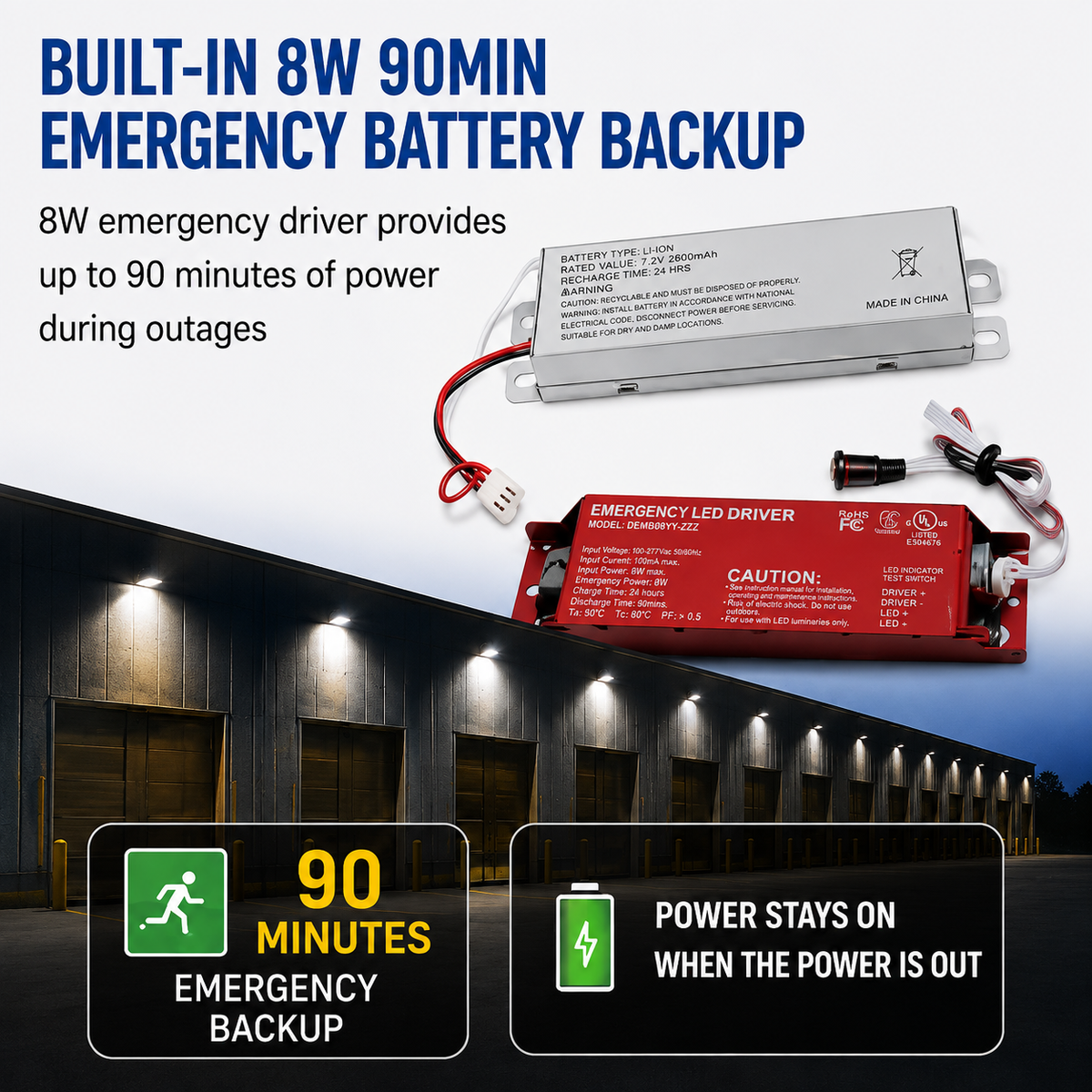 emergency wall pack