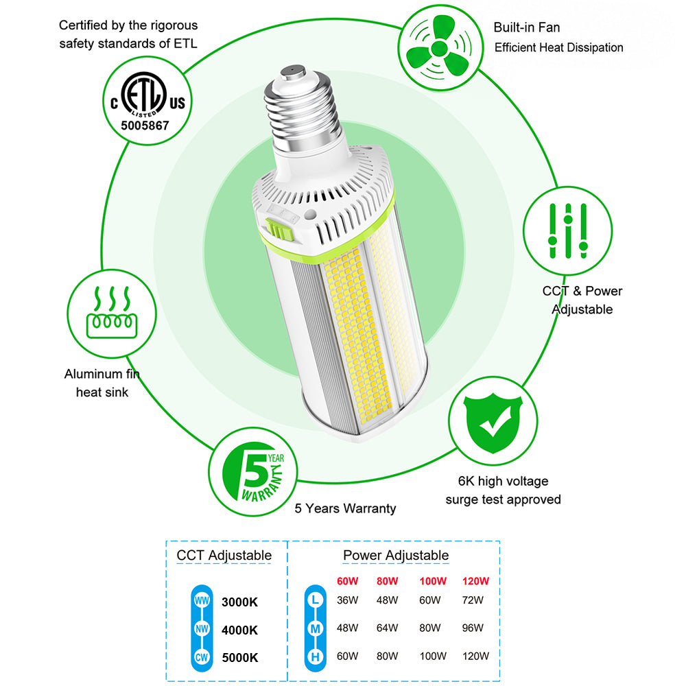 high lumen commercial LED bulb