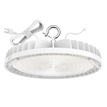 90W 120W 150W 200W 240W LED UFO High Bay Light 4500K/5000K/5700K 0-10V Dimming Shop Lights with US Plug, Wet Location UL DLC Listed