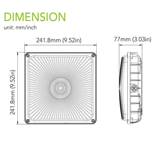 led canopy lights