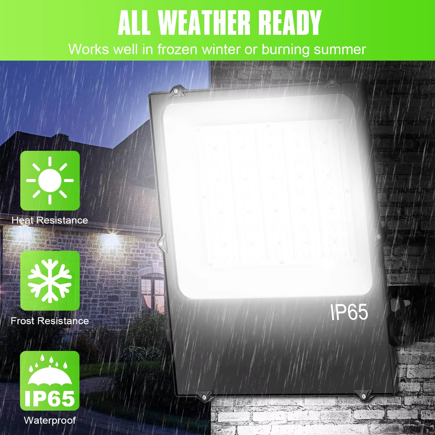 yoke mount led flood light