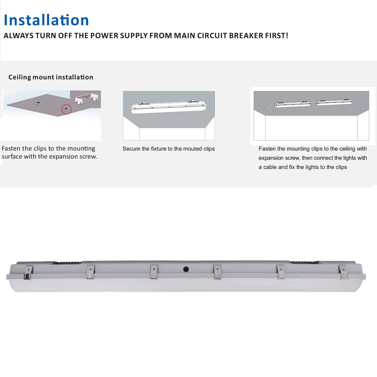 led food safe lighting
